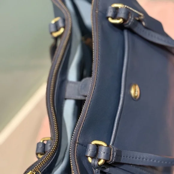 Vintage Coach Leather Peyton Jordan Double Zip Satchel. - Picture 6 of 16